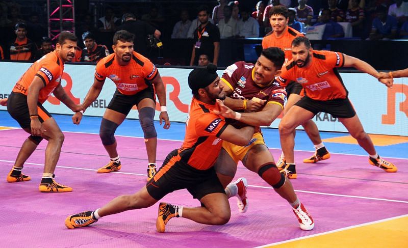 Rishank Devadiga was unstoppable on the night and was the top scorer in the match
