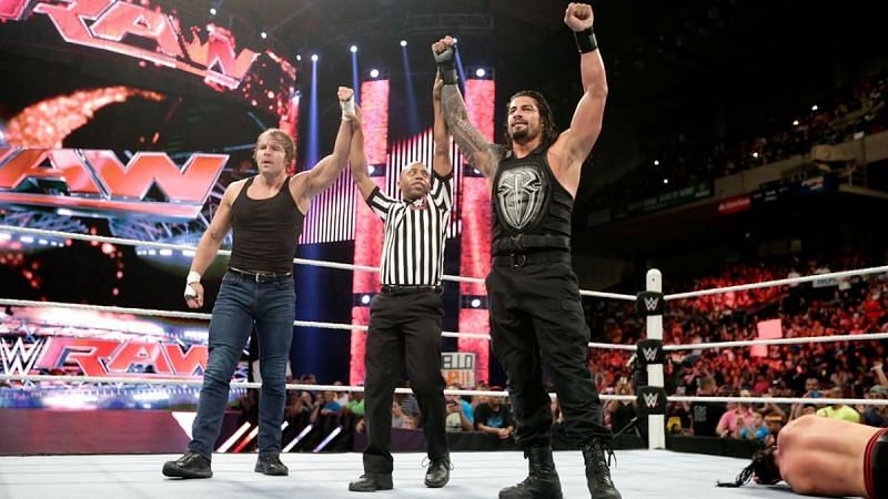 Dean Ambrose and Roman Reigns - former Shield members
