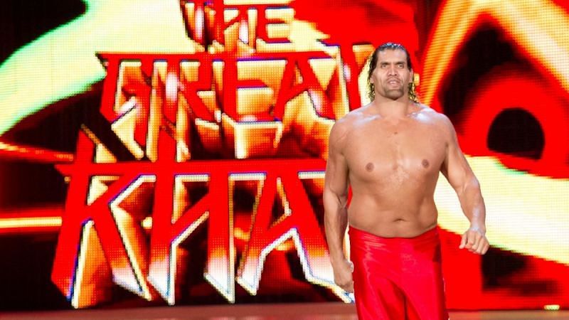 The Great Khali made a return to the WWE at Battleground