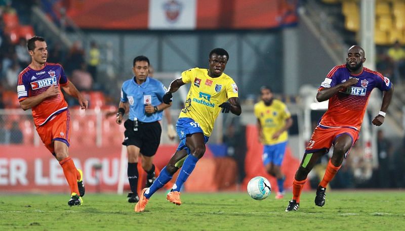 Kadio in action in ISL 2016