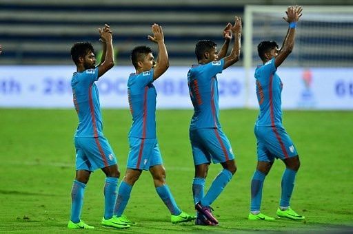 India are ranked inside the FIFA top 100 yet again