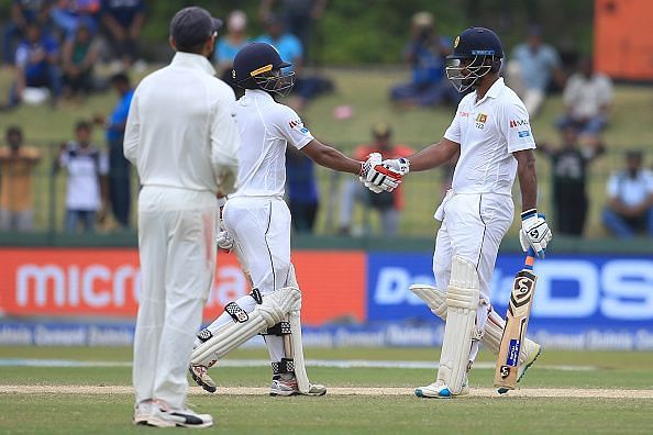 Sri Lanka finally found their fight through Karunaratne and Mendis