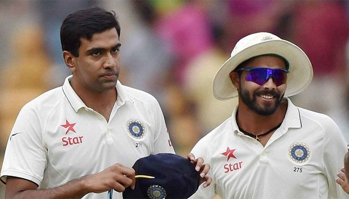 Ashwin and Jadeja both took five-wicket hauls in the Test