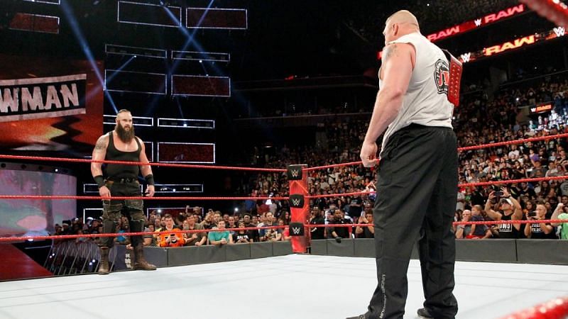 Image result for brock lesnar braun strowman sportskeeda