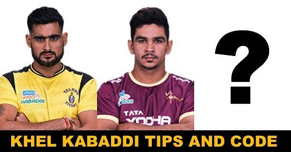 Pro Kabaddi 2017 Fantasy League Tips and Khel Kabaddi Today's Code, 1 Aug, 2017
