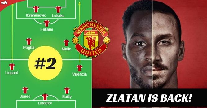 5 Ways Manchester United will line up with Zlatan Ibrahimovic in the side