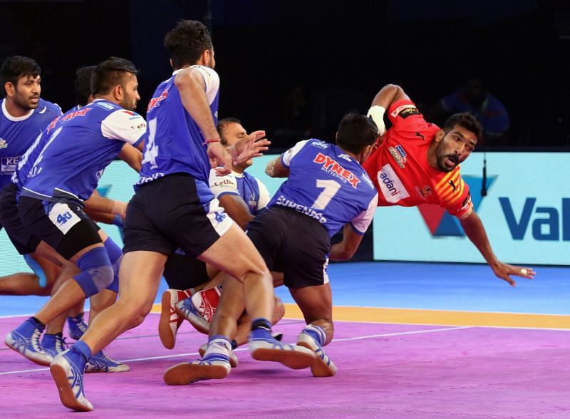 Raiders like Sukesh Hegde have suffered at the hands of good defence units this season