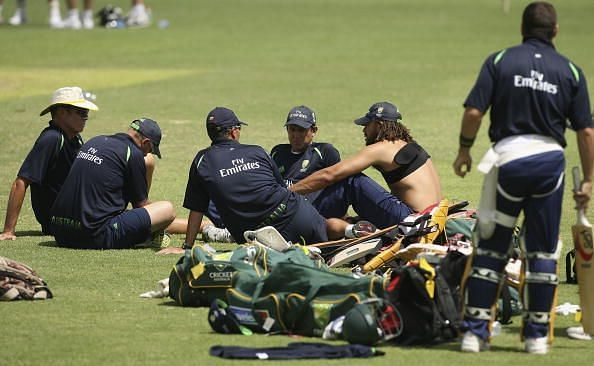 Australian Cricket Team Training