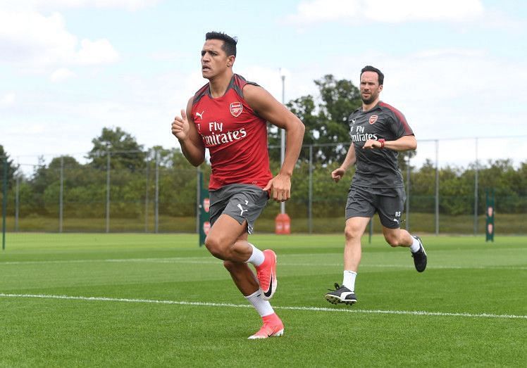 Sanchez returned back to training after a dea