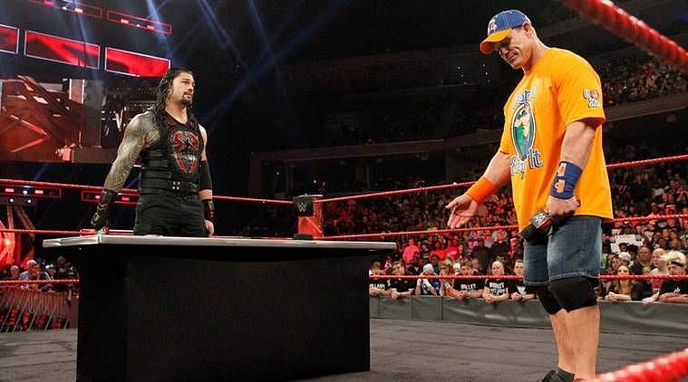 Cena vs Reigns takes place at No Mercy next month.