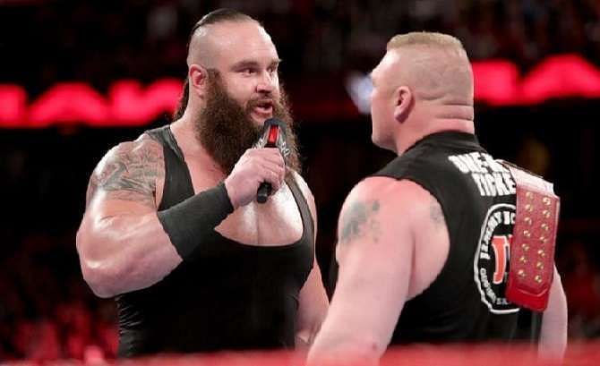 Braun Strowman vs Brock Lesnar
