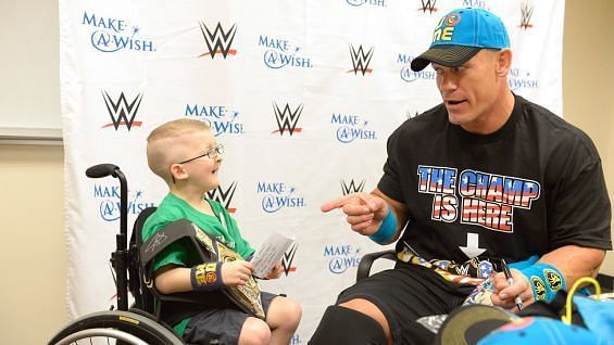 John Cena is regarded as a role model by fans the world over. 