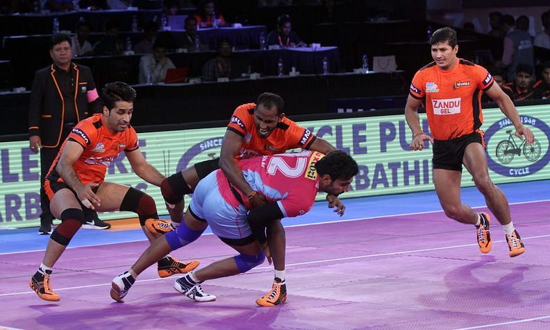 The late comeback helped U Mumba to get a point from the match