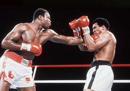 Ali (right) lost in a knockout, the only such result in this career