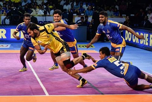 The Thalaivas lost to the Telugu Titans in their season opener