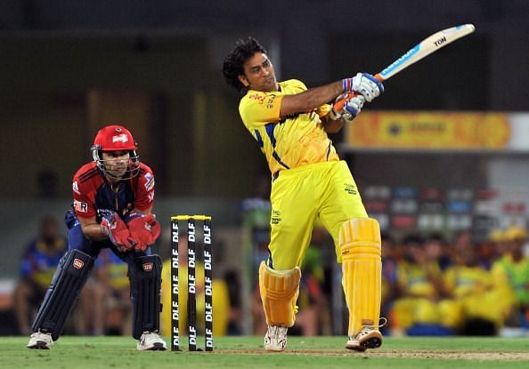 Chennai Super Kings batsman M.S. Dhoni k : News Photo