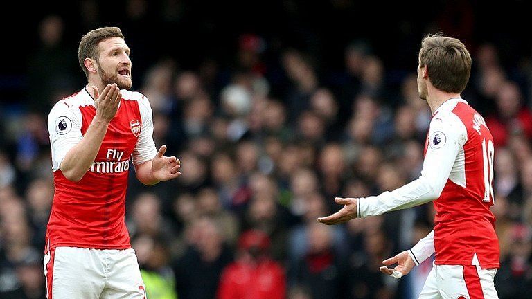 Wenger might want to reconsider playing Monreal as a centre-back against Liverpool