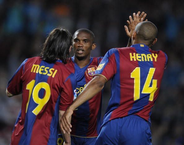 Thierry Henry Samuel Eto&acirc;o Lionel Messi