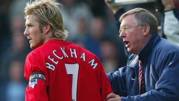 Beckham&#039;s relations with Ferguson broke down after 2000