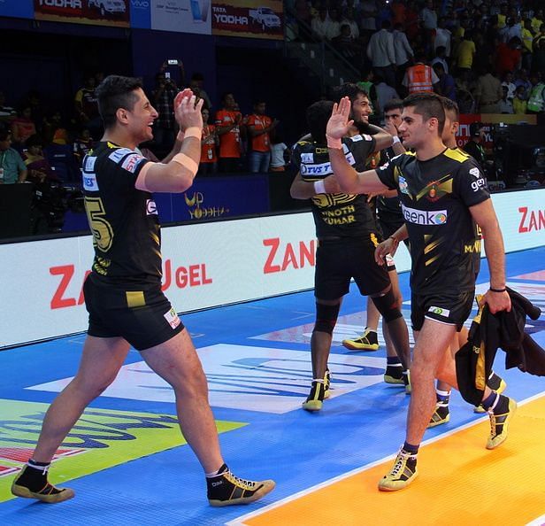 Telugu Titans enjoyed their second win on the bounce