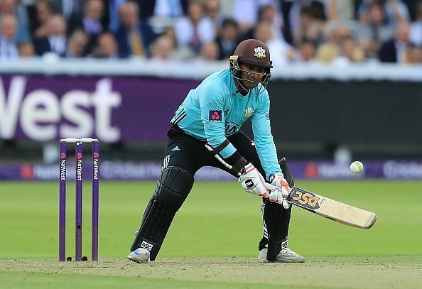 Kumar Sangakkara has retired from International cricket, but wields the willow for Surrey