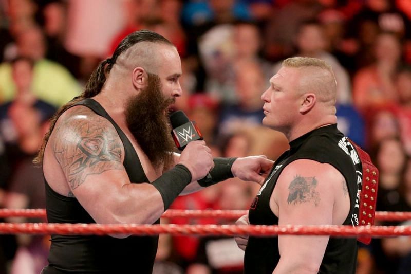 Could Strowman and Lesnar initiate their next program on Raw?