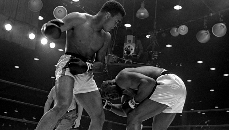 Liston suffered a shock defeat at the hands of a young Cassius Clay. 