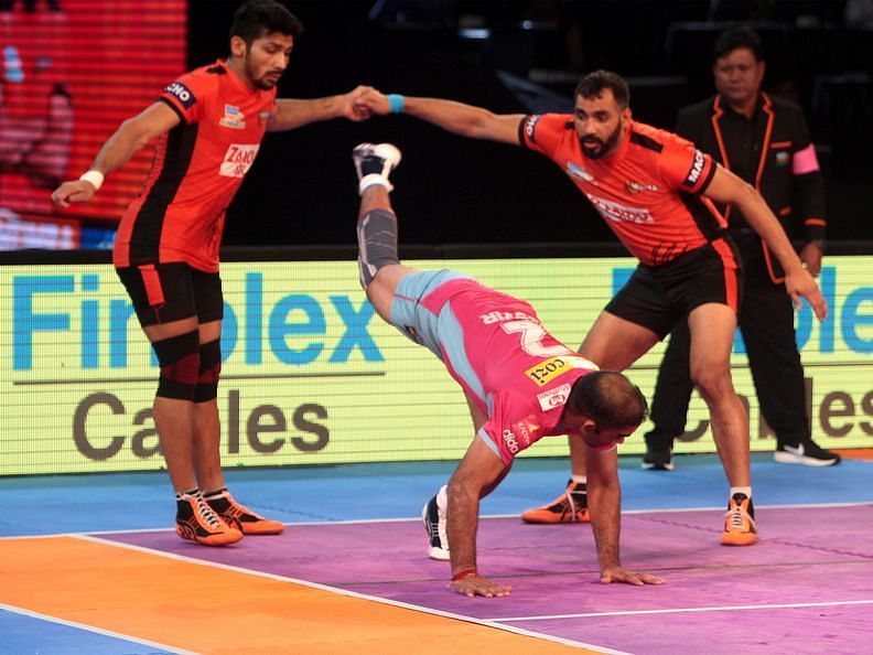 Jasvir came on to his own in the second half and made U Mumba pay for silly errors