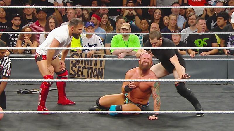Kyle O&#039;Reilly and Bobby Fish laying waste to Eric Young