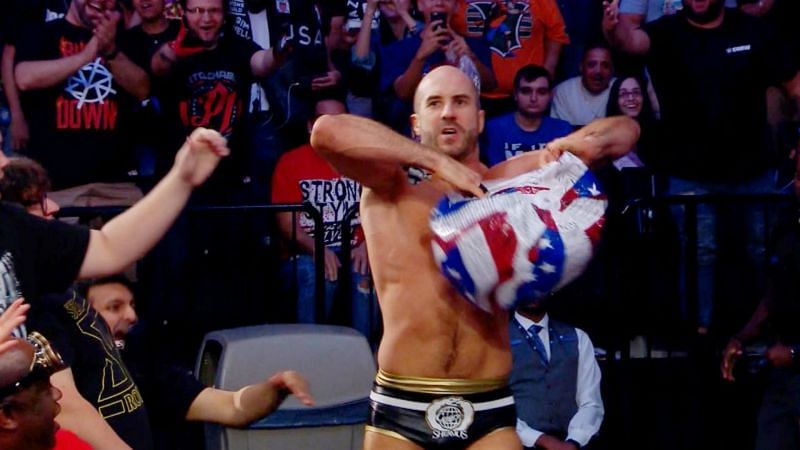 WWE Superstar Cesaro was pictured destroying a beach ball at WWE&#039;s TV tapings. 