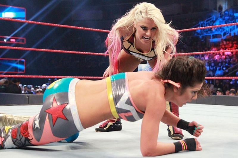Often made to look pathetic and weak, the early booking of Bayley was baffling against Alexa Bliss.