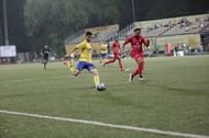 Karan Sawhney playing in the I-League for Mumbai FC