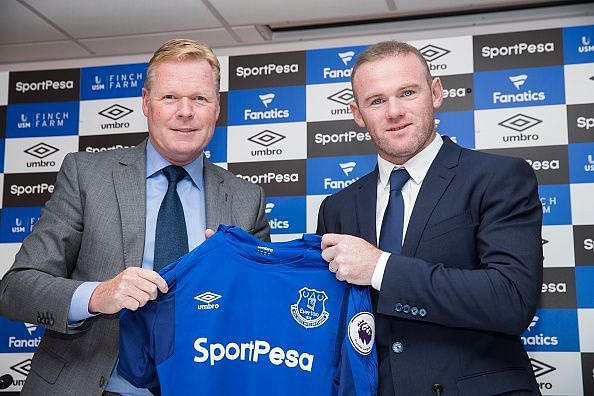 Everton Unveil New Signing Wayne Rooney