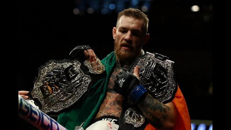McGregor during his UFC entrance in 2015