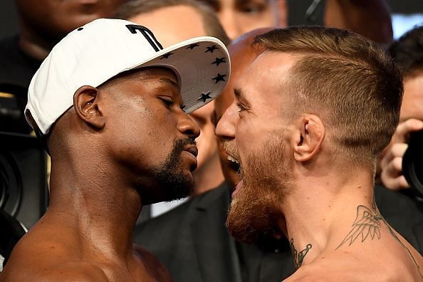 Floyd Mayweather Jr. v Conor McGregor - Weigh-in