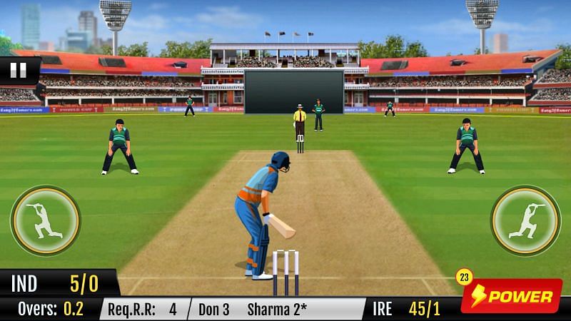 This game lets you play with the Indian team