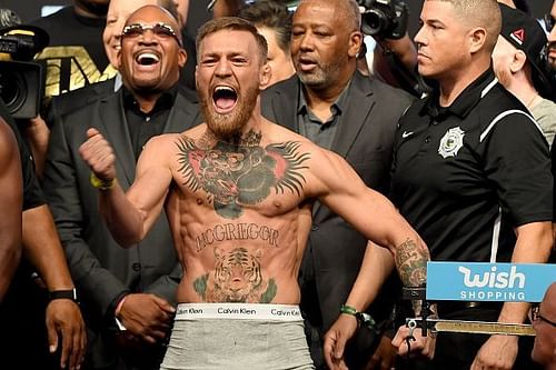 Floyd Mayweather Jr. v Conor McGregor - Weigh-in