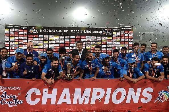 India are the defending Asia Cup champions