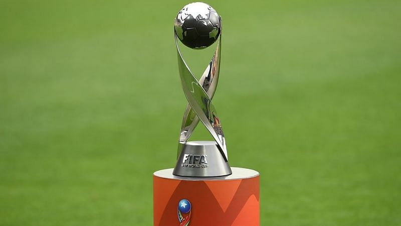 The FIFA U-17 World Cup trophy