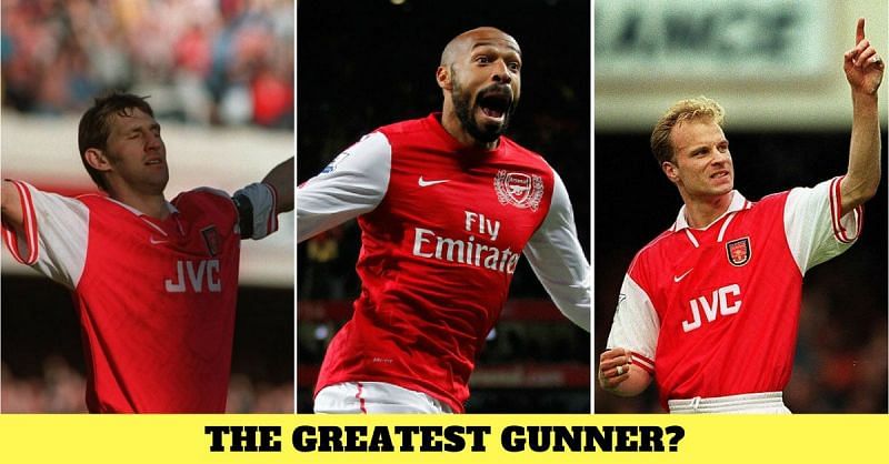 Greatest 10 Arsenal players Henry Bergkamp Adams