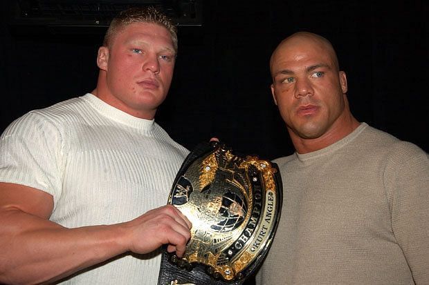 Angle was one of the few people who could stand up to Brock