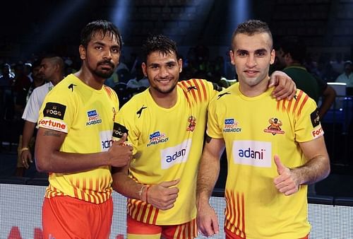 Ranjit (left) was in fine form against U Mumba