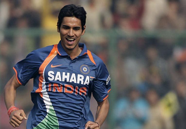 Tyagi celebrates after taking a wicket
