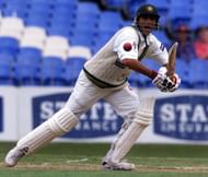 Pakistan's Younis Khan in action on the first day