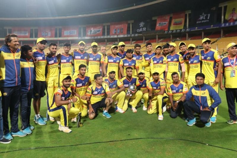 &Acirc;&nbsp;Victorious Mysuru Warriors make happy picture