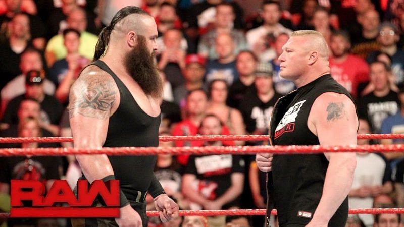 Brock Lesnar takes on Braun Strowman at No Mercy.