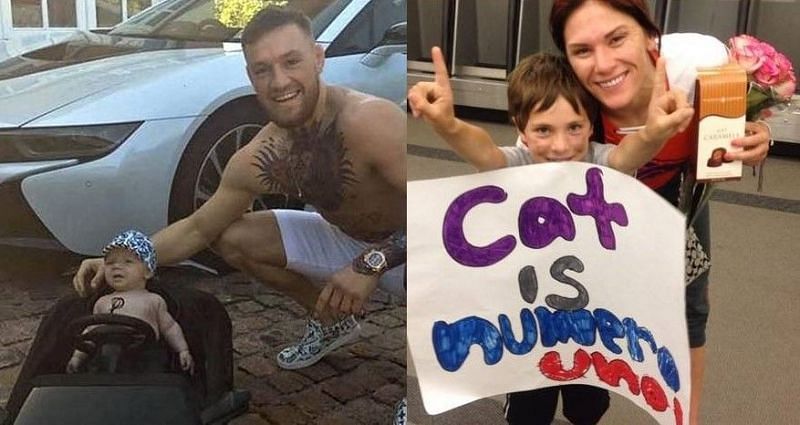 Here are your favorite MMA stars with their little ones.