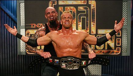 During his time in TNA, Christian competed Christian Cage captured the then NWA-TNA world championship.