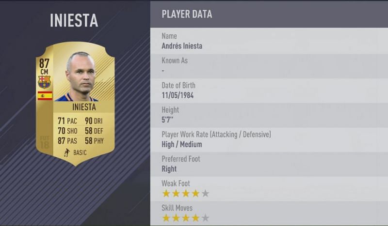 Coutinho&#039;s FIFA 18 card