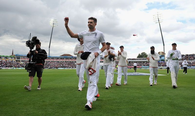 Anderson is the third pacer to take 500 Test wickets